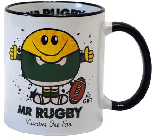 Rugby Mug Cup Gift Present Merchandise idea for Supporter Fan Christmas Birthday Xmas