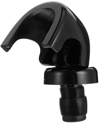 Gatuida 2pcs Silicone Wine Stopper and Acrylic Vacuum Bottle Plug Black Vacuum Sealing Cork for Sparkling Wine and Wine Bottles for Home Bar