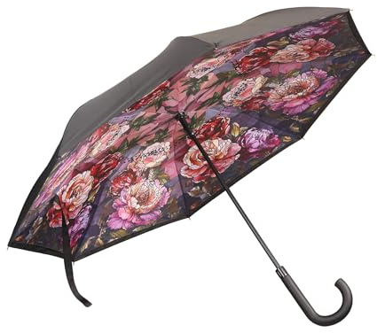 Regenschirm Upside-Down Louis Comfort Tiffany Pfingstrosen - Artis Orbis