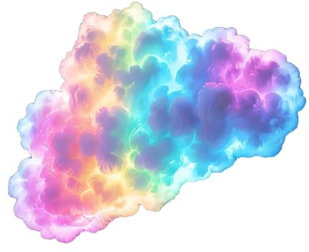 Oxtxuzdm 3D LED Thunder Cloud Lampe USB Power Musik Rhythmus Nachtlicht für Schlafzimmer Desktop Gaming Zimmer Dekoration Stimmungsbeleuchtung Geschenk Farbe LED