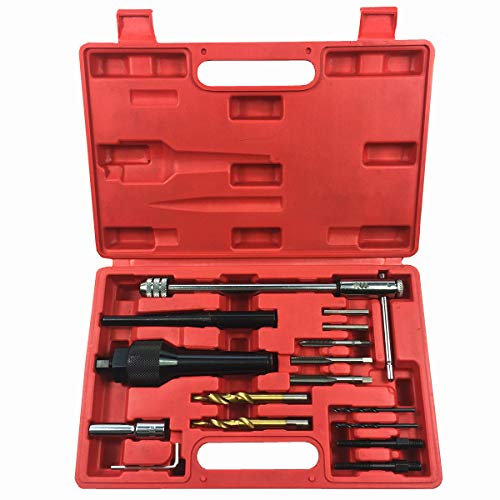 BestsQ Damaged Glow Plug Removal Remover Tool Set Kit 8mm 10mm