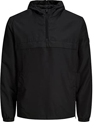 JACK & JONES Jcodriver Anorak Parka, Noir (Black Black), Small Homme