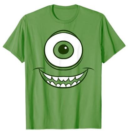Disney Pixar Monsters Inc. Mike Face Outline Poster T-Shirt