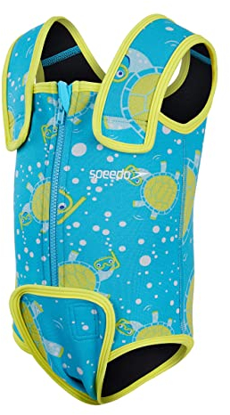 Speedo Kids' Tommy Turtle BW enveloppement de natation Mixte Enfant, Turquoise, 3-6 M