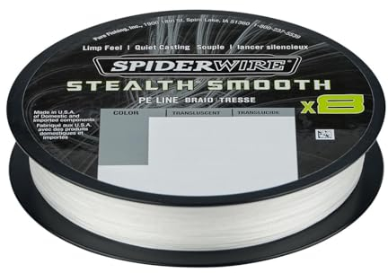 Tresse Spiderwire Stealth Smooth 8 Brins 300M Translucide - 0,19Mm - 18Kg - 1515664