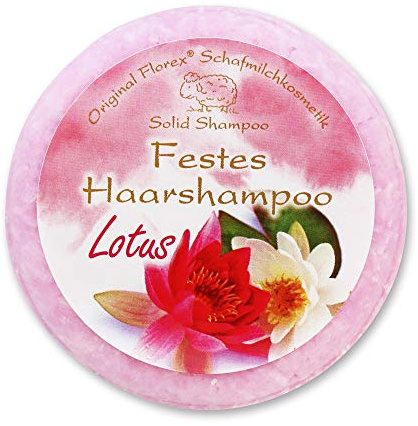 Florex Festes Haarshampoo Lotus mit biologischer Schafmilch 58 g