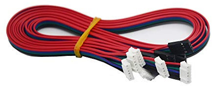 Iverntech XH2.54 Dupont 4-Pin auf 6-Pin Terminal Schrittmotorkabel für 3D-Drucker Nema 17 Schrittmotor, 1 m, 6 Stück