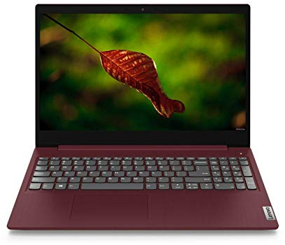 Lenovo IdeaPad 3 2021 Ordinateur portable 15,6 Full HD, processeur Core i5-1035G1 de 10e génération, mémoire vive 8 Go, SSD de 256 Go, HDMI, Wi-Fi, webcam, Windows 10, rouge cerise