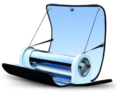 MrMapMax Solar Oven Portable Oven-4.5L Large Capacity Solar Cooker Outdoor Oven Camping Stove with Thermometer For 2-3 People Backpacking Hiking Family Party