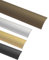 Gedotec Profilo Transizione Laminato | Profilo 30 x 2000 mm | 1 Pezzo | Alluminio Anodizzato Bronzo | Vinile Binario di transizione, Autoadesivo Profilo per pavimento ad arco