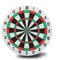 VEILTRON Dartscheiben-Set Indoor-Wurfspiel-Schaumstoffbrett ohne Klammern mit 2 Stahlspitzen-Darts für Battle Game Competitive Bar Game