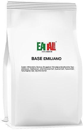 EATAL Base Emiliano 50 - Eisbasispulver - Eisbasis - Milcheisbasis - Eismischung - Eispulver | mit nur 4 Zutaten leckeres Eis zubereiten | 500g