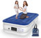 Luxchoice Deluxe Luftbett Selbstaufblasend mit Eingebauter Pumpe Aufblasbares Bett Schnelles Aufblasen in 3 Minuten Tragbares luftmatratze für Zuhause Camping Reisen Gästebett