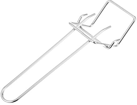 Yunmiao Tongs for Serving Food, Stainless Steel Grill Clip, Metal Tongs, Strong Grip for Hot Dishes, Pans, Plates, BBQ, Baking, Microwave Oven Accessories