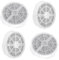 4pcs are Adapted to the GL 2103 HEPA Air Purifier Filter, the HEPA Activated Carbon Filter Removes Dust and Mites and Freshens the Air, it Can be Used at Home or in the Office