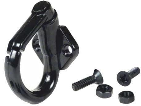 CifFerrigno 5306-AN Gancio Portaborsa In Alluminio Verniciato Nero Compatibile Con VESPA 50-90 - 125 PRIMAVERA - ET3 - PK - PX - T5 - RALLY - SPRINT - GTR - GT - GL - SUPER