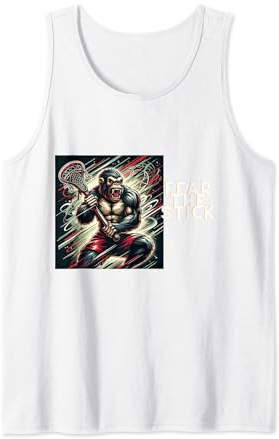 Mean Monkey Lacrosse - Fear the Stick Tank Top