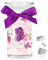 JuwelKerze Spread Your Wings Ohrringe Silber - große Schmuckkerze 80 Std - Duftkerze mit Fruchtigem Duft - Kerze mit Schmuck Überraschung - Geschenke für Frauen, Geburtstag