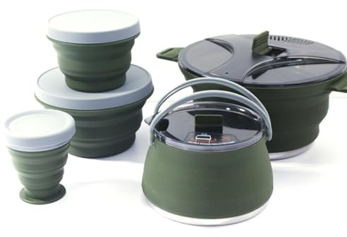 Gerrit Set de vaisselle de cuisine pour camping - Collapsible Camp Kitchen Cookware Sea to Summit