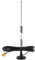 AEDIKO SMA Male Ham Radio Antenna VHF 136-174MHz UHF 400-470MHz 8dBi Gain 50 Ohm Impedance Omni-directional 3m RG174 Cable SMA Male Connector Easy to Install