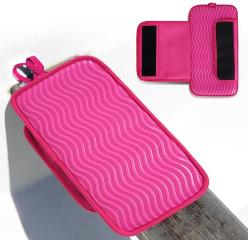 Hornet Watersports Dragon Boat Seat Pad with Secure Strap and Storage Pockets - IDBF Approved Dragon Boat Seat Cushion (Pink)