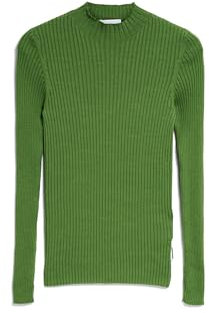 ARMEDANGELS Damen Pullover Slim Fit aus Bio-Baumwolle ALAANIA Fitted L Ivy Green
