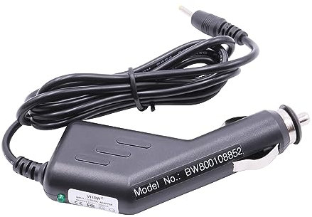 vhbw KFZ-Ladekabel kompatibel mit Trekstor Volks-Tablet VT10416-1 Tablet - 12V Ladegerät Schwarz