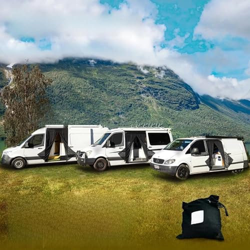AVSMGP zanzariera Magnetica per Furgone zanzariera per Camper Tende per Camper zanzariera per Auto per furgoni, Camper, Camper di Facile Installazione,135cm×110cm