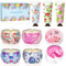 Weihnachtsgeschenke,Geschenke für Frauen Weihnachten,4 Duftkerzen Geschenkset, 3 Mini Handcreme Set, 60 Augenpads Geschenke für Mutter, Geschenkset für Frauen Weihnachten Valentinstag Geburtstag