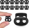 GGXZHT 12 Stück Kordelstopper 2 Loch, Schlösser für Kordel 5 mm, Schnürsenkel Kordelstopper für das Camping, Wandern, den Sport, Rucksäcke, Ersatzschnürsenkel