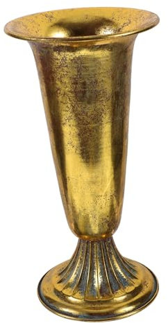 Cabilock Vase Vintage Style Romain Pot De Fleurs Décoratif pour Mariage Et Événements Urne Fer Résistante pour Jardin Et Intérieur Conteneur à Fleurs Européen Rétro