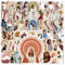 Wenyue 60 Pcs Jesus Aufkleber,Bibelaufkleber Christliche,Bibelvers-Aufkleber,Jesus-christliche Aufkleber,Ästhetische Christliche Aufkleber,Für Laptop, Wasserflaschen, Christliche Ostergeschenke