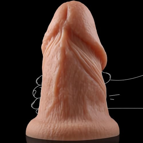 24 × 11,5 cm Dildo Realista XXL, Consolador Enormes Diámetro con Textura de Piel Realista para Desafíos Anal y Estiramiento Anale, Sex Toys Sin Bolas para Mujer Hombre Gay BDSM