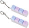 SSKHE Komfortable und langlebige Dekompression Keyboard - Style Keychains Dual - Pack für Stressabbau und Dekoration