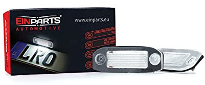 EinParts Kennzeichenbeleuchtung EP49 Canbus 6000K für C30 2006-2012 S40/V50 2004-2012 S60 2011-Heute S80 1998-2013 V70 2000-2013 XC60 2008-2013 XC70 2007-Heute XC90 2002-2014 2 Stücke
