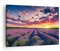 Bilder auf Leinwand Lavendel Berge Feld Leinwandbild mit Rahmen 70x50cm Wandbilder Dekoration Wohnzimmer Schlafzimmer Küche Deko Klein Wanddeko Bild Wand Kunstdruck Art Wall Decor Canvas AA70x50-3816
