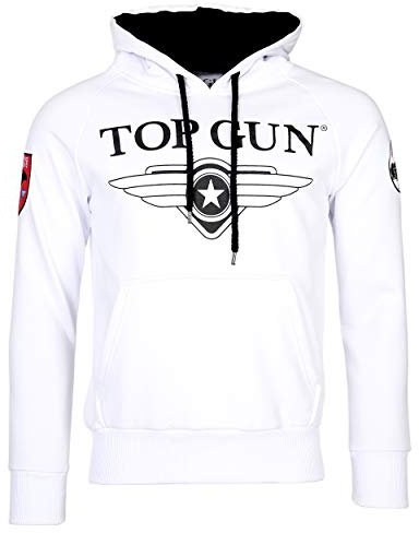 Top Gun Herren Hoodie Defender Tg20191012 White,S