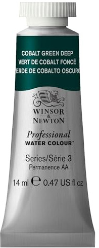 Winsor & Newton Professional Watercolor, 14ml Tube, Cobalt Green Deep