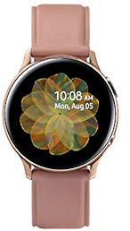 Samsung - Montre Galaxy Watch Active 2 4G - Acier 40 mm - Rose Lumière - Version Française
