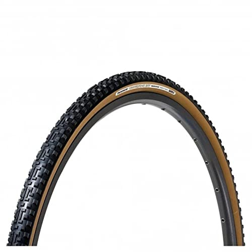 Panaracer Gravelking SK TLC-Neumático Plegable, Unisex, Negro/marrón, 700 x 38 c