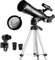Telescope for Kids and Beginners - 70mm Apeture 400mm AZ Mount Telescopes for Adults - Good Partner to View Moon and Planet - Come with a Smartphone Adapter with 1.5X Barlow Lens and Adjustable Tripod