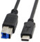 chenyang USB C Typ C Host OTG auf USB 3.0 Typ B Verlängerungskabel für SSD Disk 1.0M 5Gbps