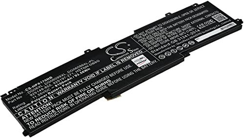 Batterie Li-ion pour ordinateur portable HP Omen X 17, 11,55 V