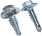 AERZETIX - Set di 50 viti autoforanti Ø6.3x22mm testa esagonale con flangia - viti di fissaggio per contenitori in lamiera grecata rivestiti - DIN 7504K - C48375