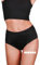 Taynie Highwaist Ultra schwarz Periodenunterwäsche Starke Blutung - Periodenwäsche - Menstruationsunterwäsche - ersetzt 6 Tampons, Periodenslip Tragedauer bis 12 Std., waschbar bis 60°C (46, Schwarz)