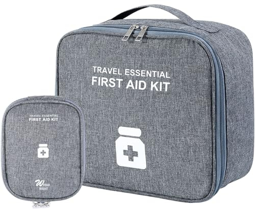 2 Stk Medikament Tasche Große Kapazität,Erste Hilfe Tasche Medikamententasche Set Wasserdichte Große Kapazität Medizinische Notfalltasche,Medizintasche Klein Reiseapotheke Tasche Reise Apothekentasche