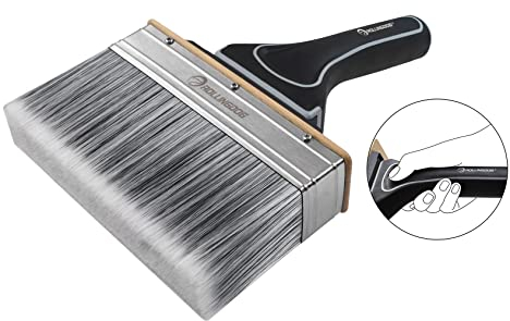 ROLLINGDOG Decking Paint Brush-7 Inch Decking Oil Brush,DeckingBrush for Decking oil,Walls,Ceilings,Shed and Fences