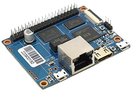 WayPonDEV Banana Pi BPI-P2 Zero Allwinner H3 Cortex-A7 Quad-Core Single Board Computer onboard 512 MB DDR3 SDRAM 8 GB eMMC Flash für IoT und Smart Home Support Android Linux