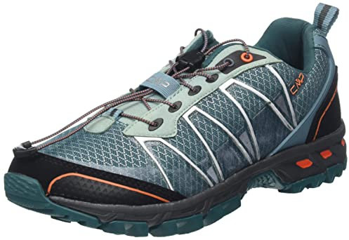 CMP Herren ALTAK Trail Shoe Laufschuhe, Eisblau-Orange-Schwarz-Grau (Artic-Flame), 47 EU
