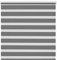 Estoralis | Vera | Doppelrollo Keine Kassette | Doppelter Stoff, Tag und Nacht | Farbe - Dunkelgrau | 170 x 255 cm. (Breite/Höhe) Stoffgröße 167 x 250 cm. | Rollos für Fenster und Türen